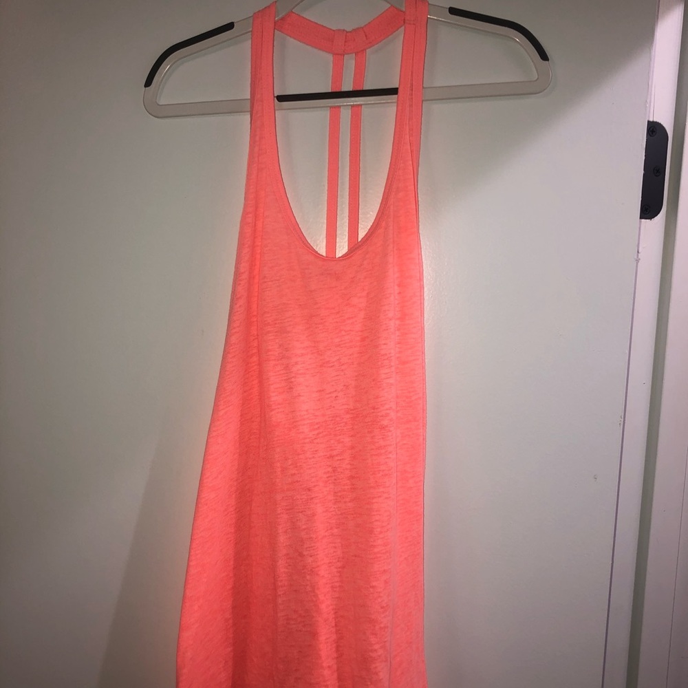 cute coral tank top XS